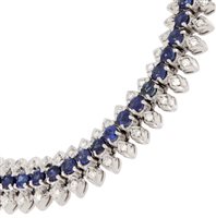 Bracciale Goldside Donna in Oro bianco Zaffiro 2.30 Ct 122645 - 122645